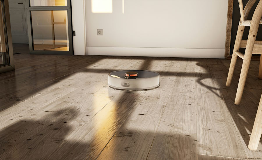 robotdammsugaren älskar öppna planlösningar och det inkluderar innerdörrar utan höga trösklar eller inga trösklar alls