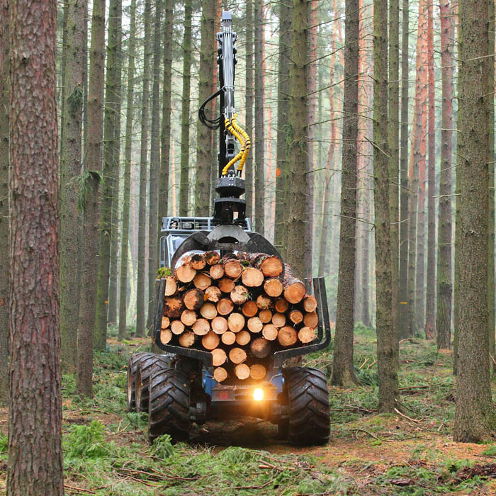 Litet skördaraggregat