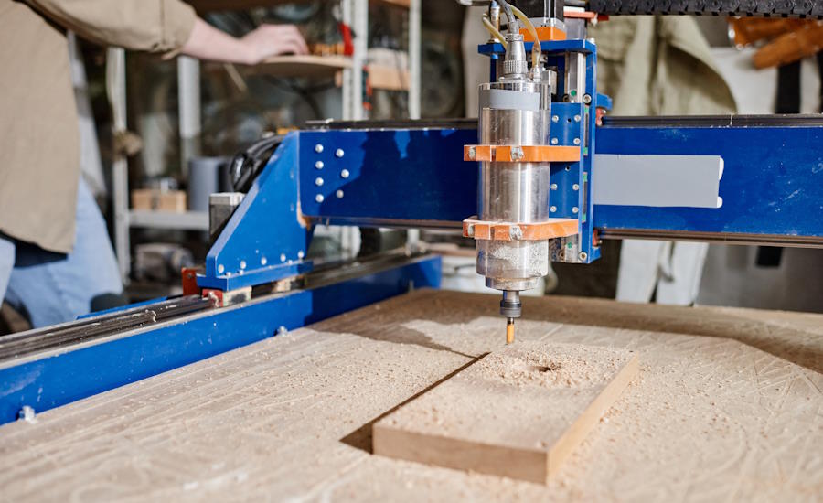 bearbetning av material i trä har en väldigt låg påverkan på verktygen vilket gör att vanliga skärverktyg klarar det utan problem och med livslängden i behåll